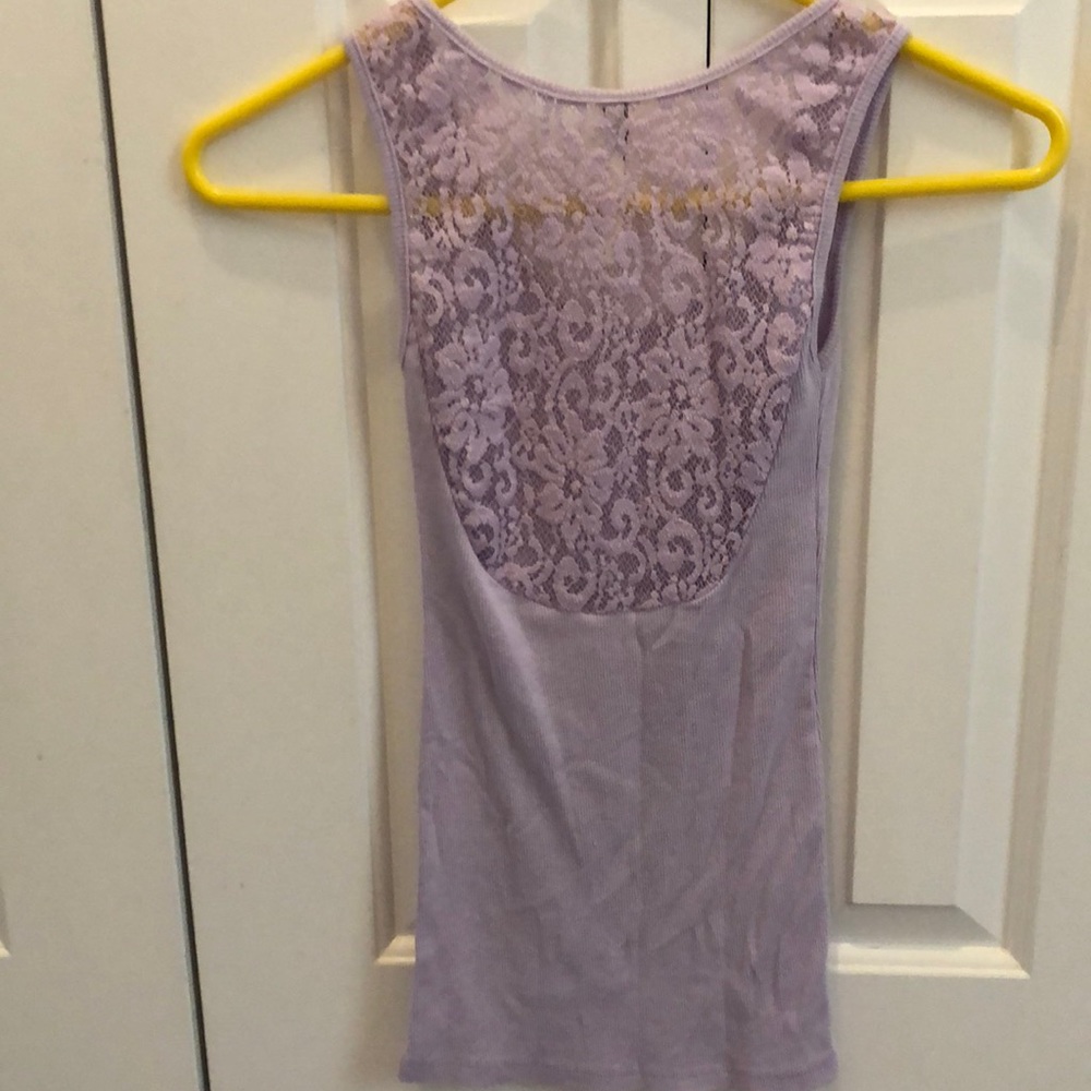 Lavender ribbed tank